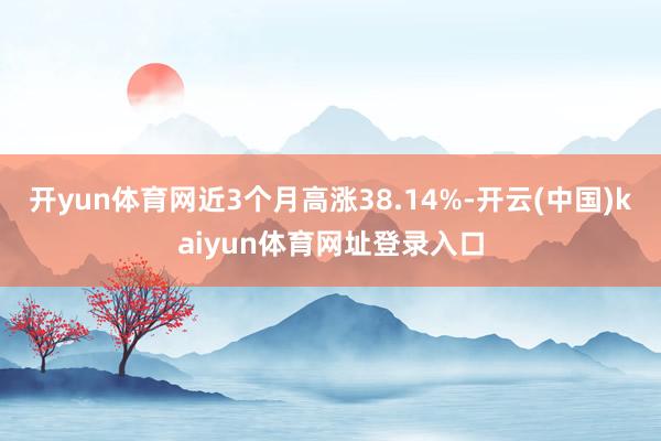 开yun体育网近3个月高涨38.14%-开云(中国)kaiyun体育网址登录入口